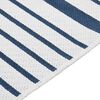 vidaXL Teppich Marineblau 120x180 cm Baumwolle
