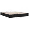 vidaXL Ottoman-Bett ohne Matratze Schwarz 180x200 cm Stoff