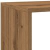 vidaXL Raumteiler-B&uuml;cherregal 4 Stufen Artisan-Eiche 143,5x29x143,5 cm