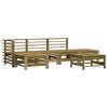 vidaXL 6-tlg. Garten-Lounge-Set Impr&auml;gniertes Kiefernholz