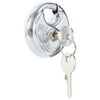 vidaXL Diskusschl&ouml;sser mit Schl&uuml;sseln 6 pcs Silber 7 x 2,4 x 7 cm
