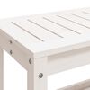 vidaXL Gartenbank Wei&szlig; 108x35x45 cm Massivholz Kiefer