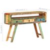 vidaXL Sideboard 120x30x75 cm Altholz Massiv