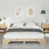 vidaXL Bettrahmen Braun 160 x 220 cm Massives Kiefernholz