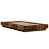 vidaXL Bettgestell mit LED R&auml;uchereiche 90x200 cm Holzwerkstoff