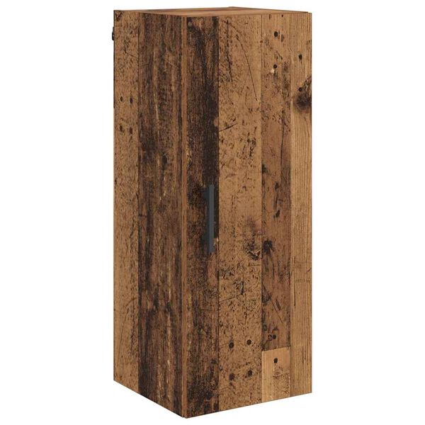 vidaXL Wandschrank Altholz 34,5 x 34 x 90 cm Holzwerkstoff