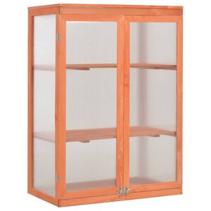 vidaXL Gew&auml;chshaus-Schrank Holz 75x47x109 cm