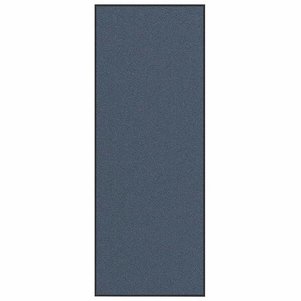 vidaXL Fu&szlig;matte Blau 115x300 cm