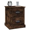 vidaXL Nachttisch R&auml;uchereiche 39x39x47,5 cm Holzwerkstoff