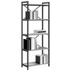 vidaXL B&uuml;cherregal Grau Sonoma 60 x 30 x 155 cm Holzwerkstoff