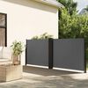 vidaXL Seitenmarkise Ausziehbar Anthrazit 100x600 cm