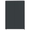 vidaXL M&uuml;lltonnenbox f&uuml;r 2 Tonnen Anthrazit 138x79x117 cm Stahl