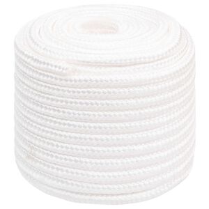 vidaXL Mehrzweck-Allzweckseil 18 mm 25 m Wei&szlig; PP 1995 kg Max. Traglast
