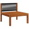 vidaXL 2-teiliges Garten-Lounge-Set mit Kissen Holz Akazie & Seil