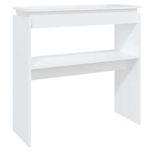 vidaXL Konsolentisch Wei&szlig; 80x30x80 cm Holzwerkstoff