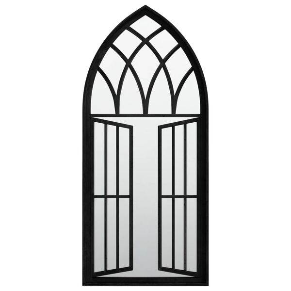 vidaXL Spiegel Schwarz 100x45 cm Eisen f&uuml;r Innenbereich