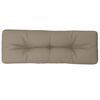 vidaXL Palettenkissen Taupe 120x40x12 cm Stoff