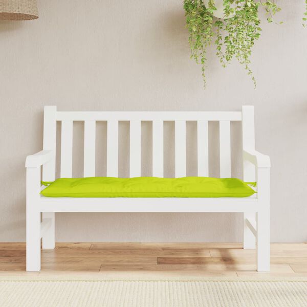 vidaXL Gartenbank-Auflage Knallgr&uuml;n 120x50x7 cm Oxford-Gewebe
