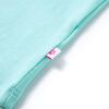 Kinder-T-Shirt Helles Minzgr&uuml;n 128