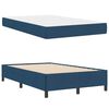 vidaXL Boxspringbett Blau 120 x 200 cm Stoff
