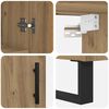 vidaXL Highboard Artisan-Eiche 69,5 x 34 x 180 cm Holzwerkstoff