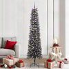vidaXL K&uuml;nstlicher Weihnachtsbaum mit 300 LEDs mit St&auml;nder Gr&uuml;n 210 cm