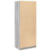 vidaXL Kleiderschrank Grau Sonoma 80x50x200 cm Holzwerkstoff