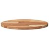 vidaXL Tischplatte Rund &Oslash;40x2 cm Massivholz Akazie