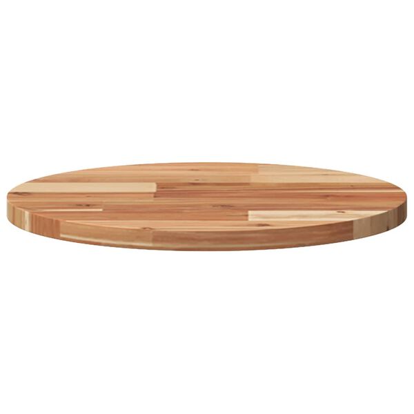 vidaXL Tischplatte Rund &Oslash;40x2 cm Massivholz Akazie