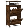 vidaXL Schuhschrank R&auml;uchereiche 60x34x112 cm Holzwerkstoff