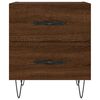 vidaXL Nachttisch Braune Eiche 40x35x47,5 cm Holzwerkstoff