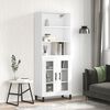 vidaXL Highboard Wei&szlig; 69,5x34x180 cm Holzwerkstoff
