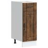 vidaXL K&uuml;chen-Unterschrank Lucca R&auml;uchereiche Holzwerkstoff