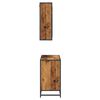 vidaXL Badezimmerm&ouml;bel-Set mit Schubladen 2 pcs Altholz Holzwerkstoff