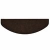vidaXL Stufenmatten Selbstklebend 10 Stk. 65x21x4 cm Braun Halbrund Gro&szlig;