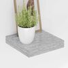 vidaXL Schweberegale 4 Stk. Betongrau 23x23,5x3,8 cm MDF