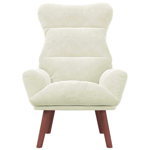 vidaXL Sessel Creme 69 x 74 x 93 cm Samt