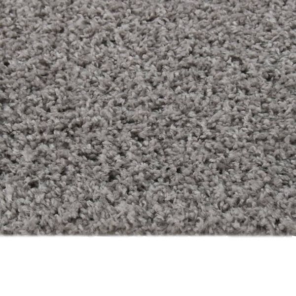 vidaXL Teppich Shaggy Hochflor Grau 160x230 cm