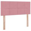 vidaXL Aufbewahrungsbett mit Matratze Rosa 120 x 190 cm Samt