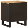 vidaXL Nachttisch Braun 40 x 33 x 46 cm Massivholz Mango