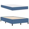 vidaXL Bettrahmen mit Matratze Blau 120 x 200 cm Stoff