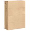 vidaXL B&uuml;cherregal Artisan-Eiche 60x24x85 cm Holzwerkstoff