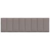 vidaXL Kopfteil-Kissen "Hanko" Taupe 160 cm Stoff