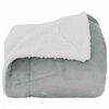 vidaXL &Uuml;berwurfdecke Grau 130 x 150 cm Fleece