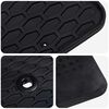 vidaXL Autofu&szlig;matte 2 pcs Schwarz Gummi