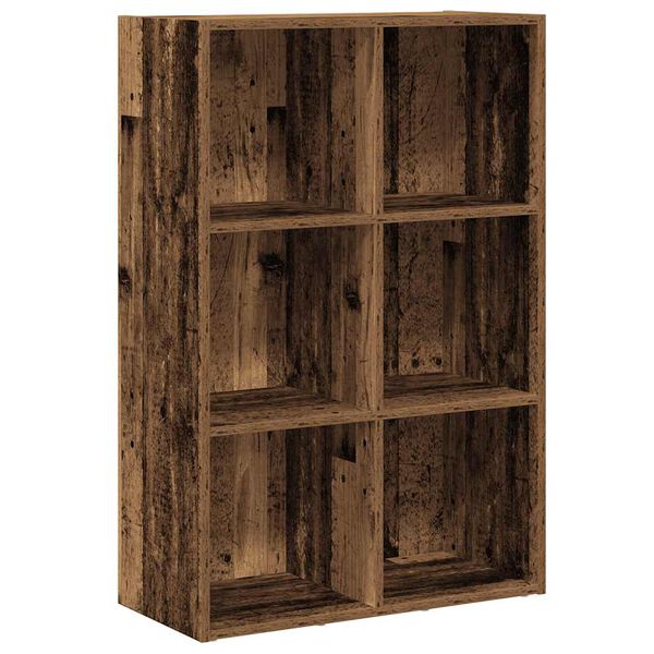 vidaXL B&uuml;cherregal/Sideboard Altholz-Optik 66x30x98 cm Holzwerkstoff
