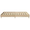 vidaXL Bettgestell ohne Matratze Sonoma-Eiche 140x200 cm Holzwerkstoff