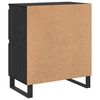 vidaXL Sideboard 3 pcs Schwarz Eichen-Optik 60 x 35 x 70 cm