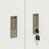 vidaXL Aufbewahrungsschrank 2 pcs Wei&szlig; 80 x 40 x 140 cm Stahl