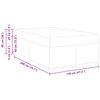vidaXL Bettgestell mit Matratze mit Matratze 2 pcs Rosa Samt